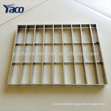 2017 China platform floor galvanized steel grating, best price stainless steel grating steel prices philippines